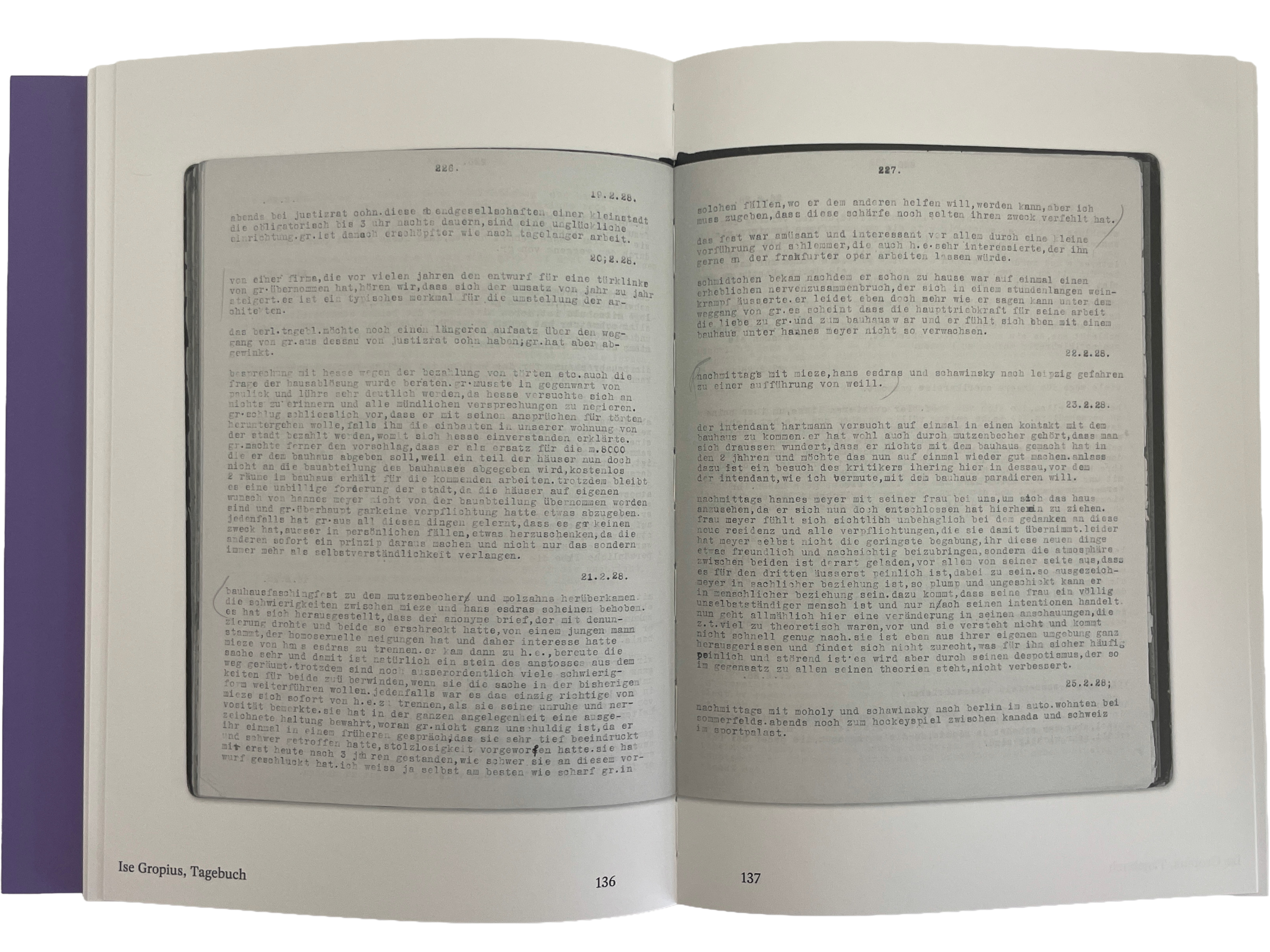Ise Gropius: Tagebuch 1924–1928