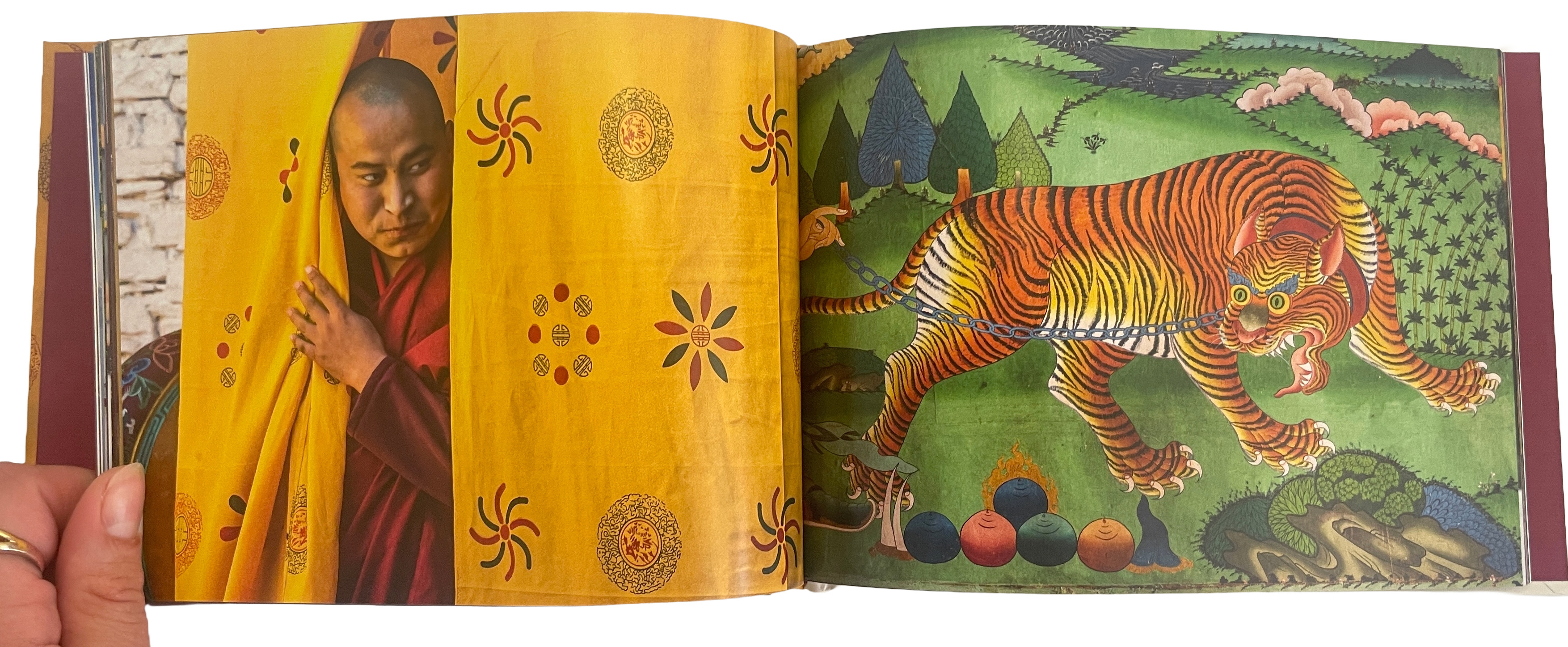 THE MONK AND THE TIGER. Postcards from Bhutan