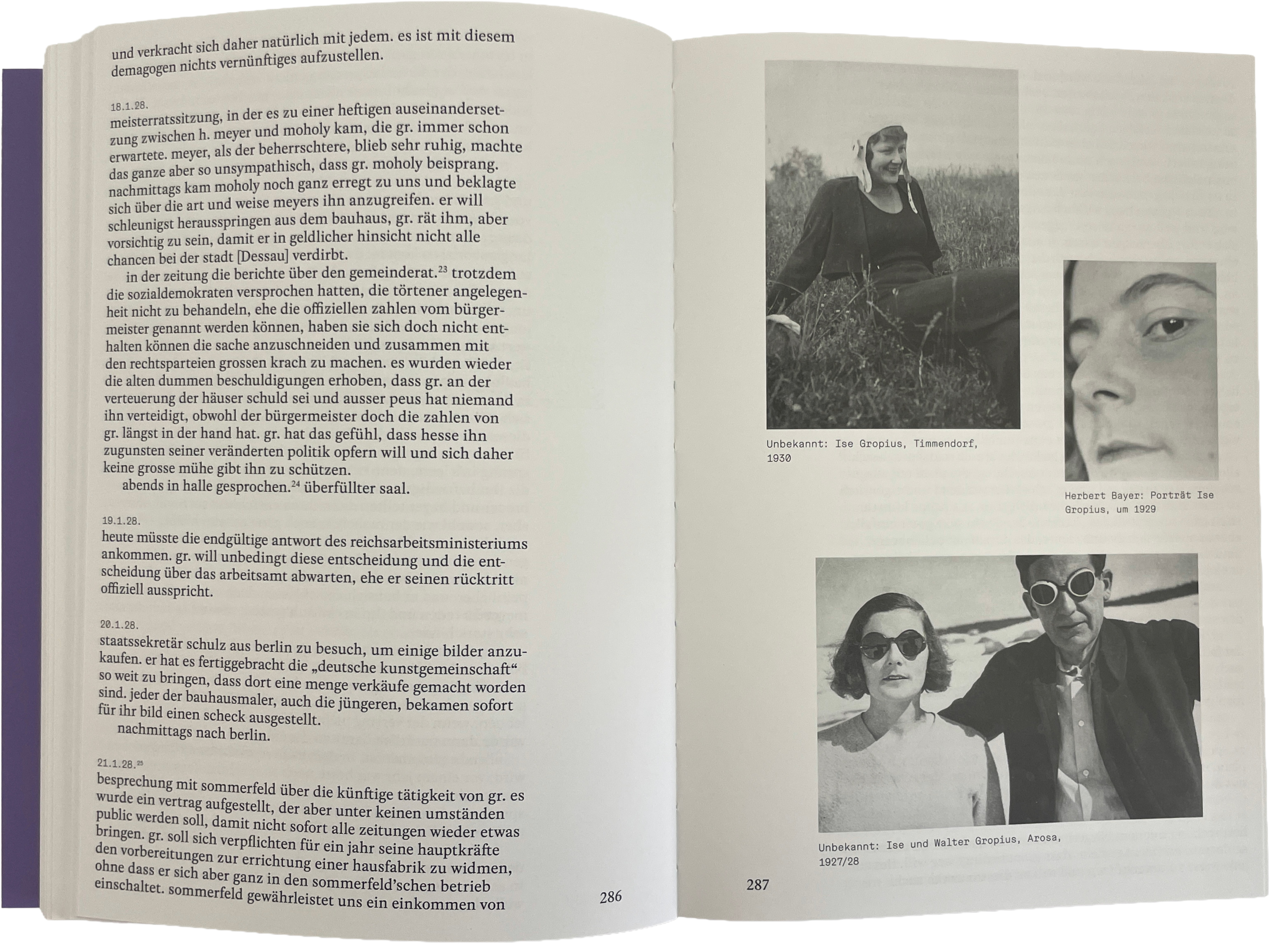 Ise Gropius: Tagebuch 1924–1928