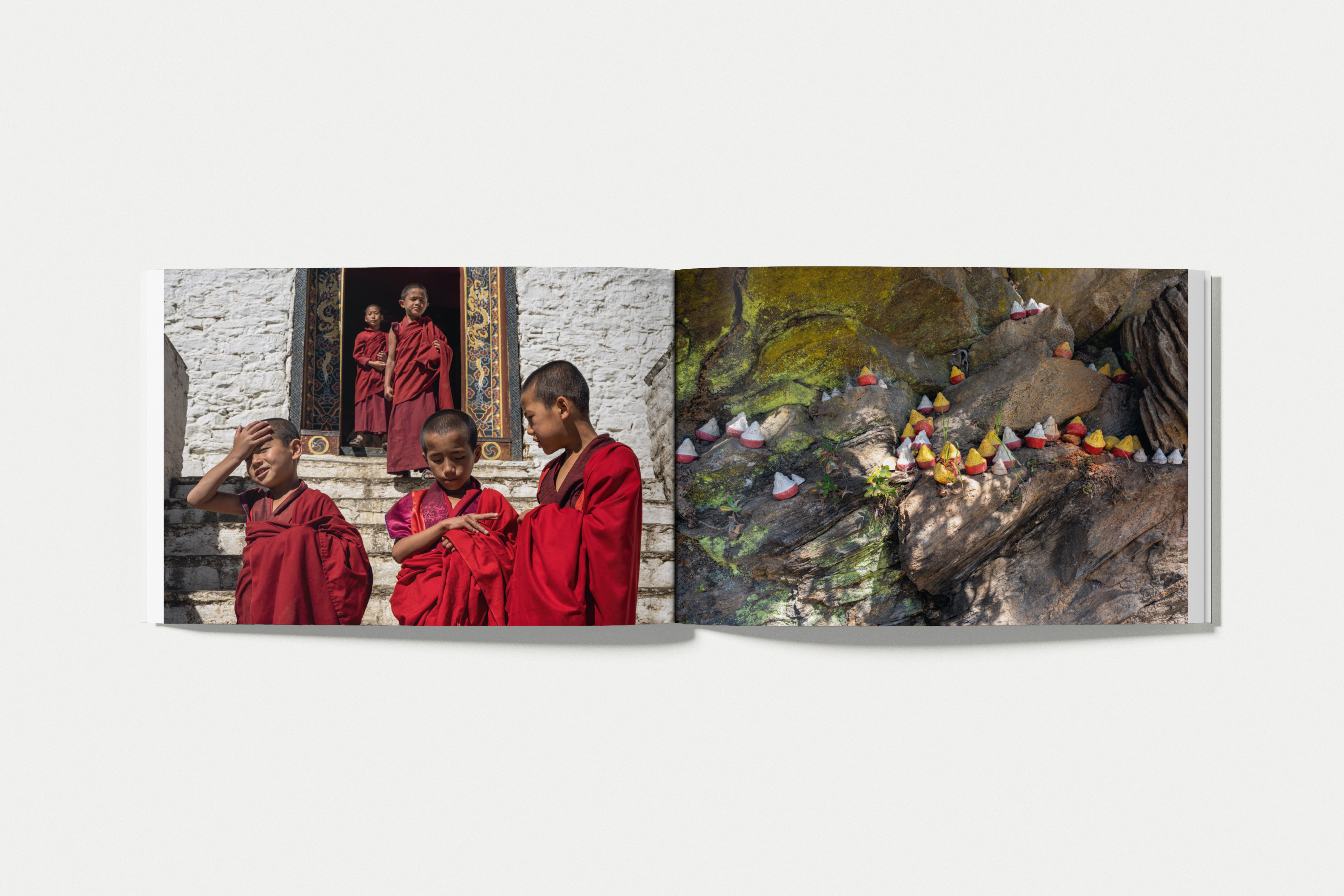 THE MONK AND THE TIGER. Postcards from Bhutan