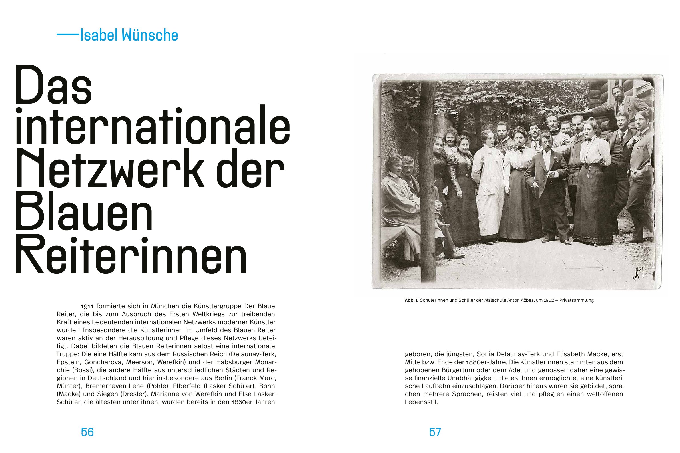DIE BLAUEN REITERREITERINNEN